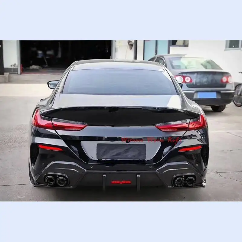 for Bmw 8 Series 840i 4-door High Quality Dry Carbon Rear Diffuser Lip with Tail Pipes Car Styling Car Body Kit 2019 for Bmw 8 Series 840i 4-door High Quality Dry Carbon Rear Diffuser Lip with Tail Pipes Car Styling Car Body Kit 2019