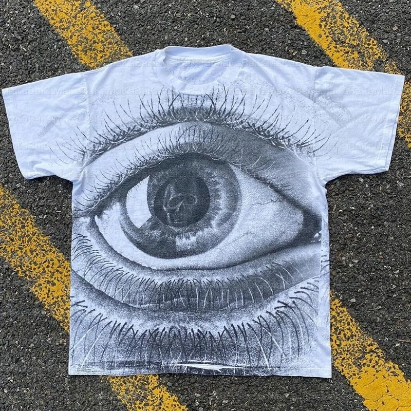 Women t shirt Hip hop Summer gothic Harajuku Punk Loose Men Casual Short Sleeve Graphics Print T-Shirt Tops y2k emo clothes
Women t shirt Hip hop Summer gothic Harajuku Punk Loose Men Casual Short Sleeve Graphics Print T-Shirt Tops y2k emo clothes