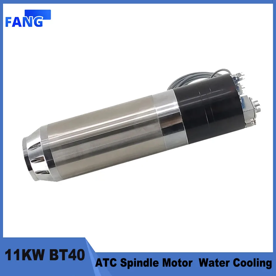 Automatic Tool change Spindle Pneumatic Water Cooling Spindle Motor ATC 220V 380V For Engraving Milling Metal 11KW BT40
Automatic Tool change Spindle Pneumatic Water Cooling Spindle Motor ATC 220V 380V For Engraving Milling Metal 11KW BT40