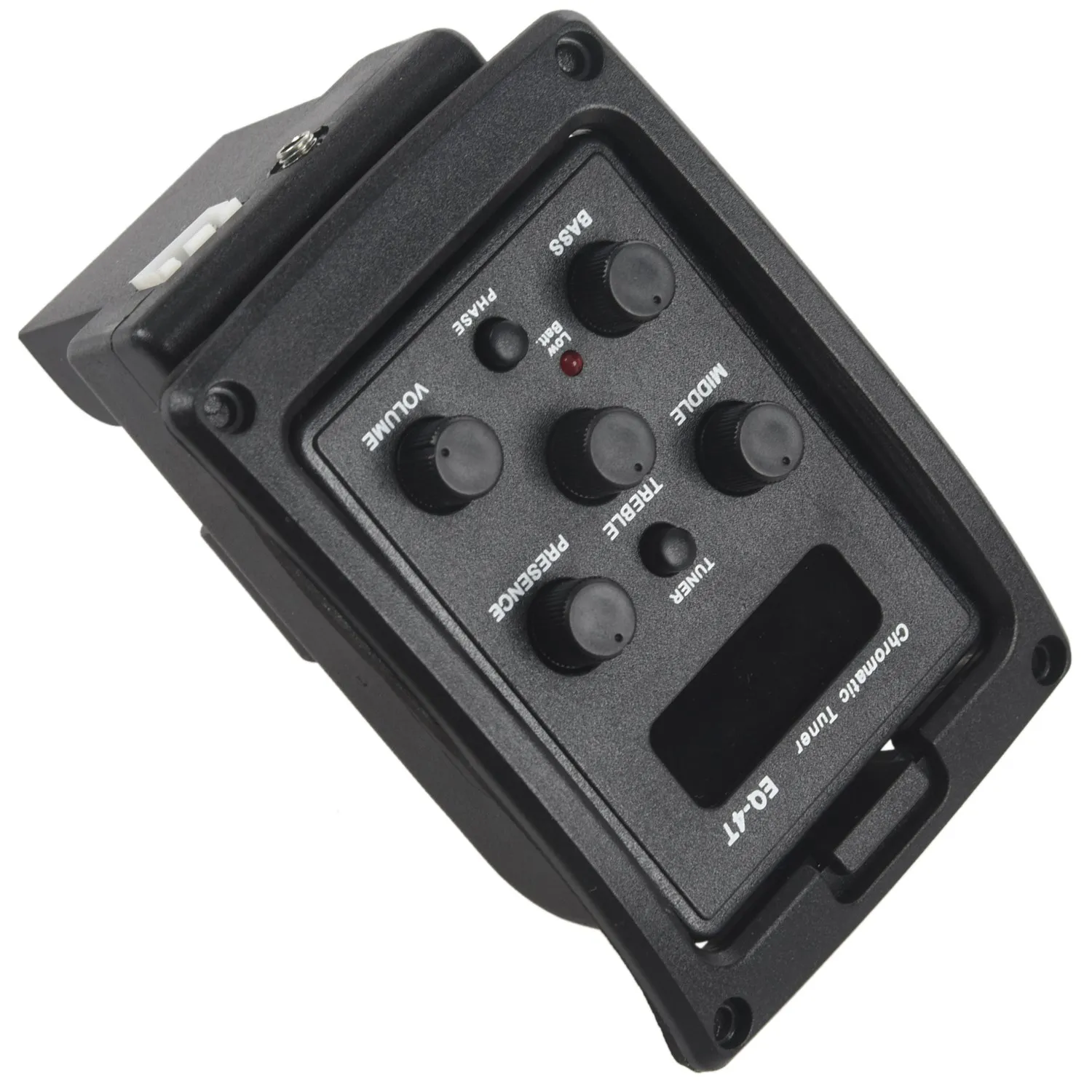 EQ-4T 4 Band Pickup EQ Preamp with Tuner for Acoustic Guitar with LCD Tuner and Volume Control Electric Guitar Preamplifier
EQ-4T 4 Band Pickup EQ Preamp with Tuner for Acoustic Guitar with LCD Tuner and Volume Control Electric Guitar Preamplifier
