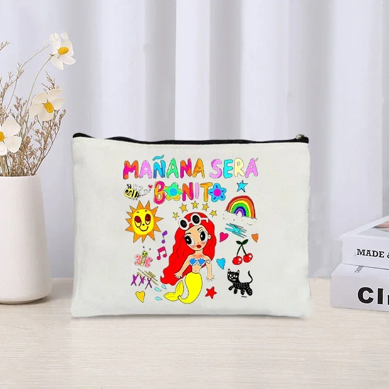 Large Capacity Cosmetic Bag Trendy Mermaid Pattern Makeup Bag Karol G Manana Sera Bonito Makeup Pouch Women Wash Bag Toiletry
Large Capacity Cosmetic Bag Trendy Mermaid Pattern Makeup Bag Karol G Manana Sera Bonito Makeup Pouch Women Wash Bag Toiletry
