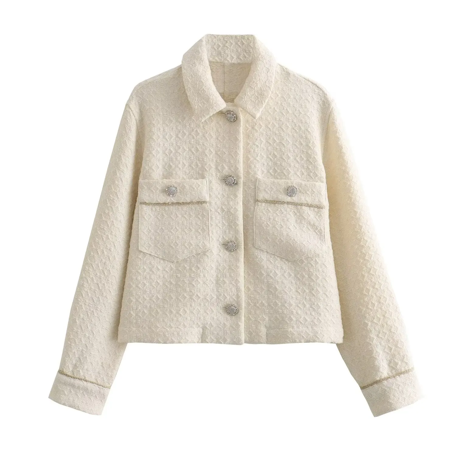 Women 2023 Winter Fashion Button-up cropped jacket Vintage Long Sleeve Button-up Female Outerwear Chic Overshirt
Women 2023 Winter Fashion Button-up cropped jacket Vintage Long Sleeve Button-up Female Outerwear Chic Overshirt