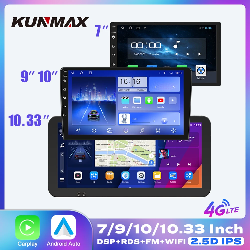 7/9/10/10.33/13.1'' Smart System For Car Radio 2 Din Android Navigation Central Multimedia Android Auto Carplay Car Audio DVD
7/9/10/10.33/13.1'' Smart System For Car Radio 2 Din Android Navigation Central Multimedia Android Auto Carplay Car Audio DVD