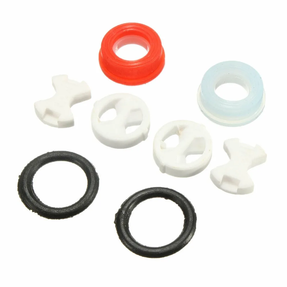 

O Ring Gasket Silicon Washer Ceramic Disc Insert Valve Tap Bathroom Washing Machine Faucet Mouth Angle Valve Spare Replacement