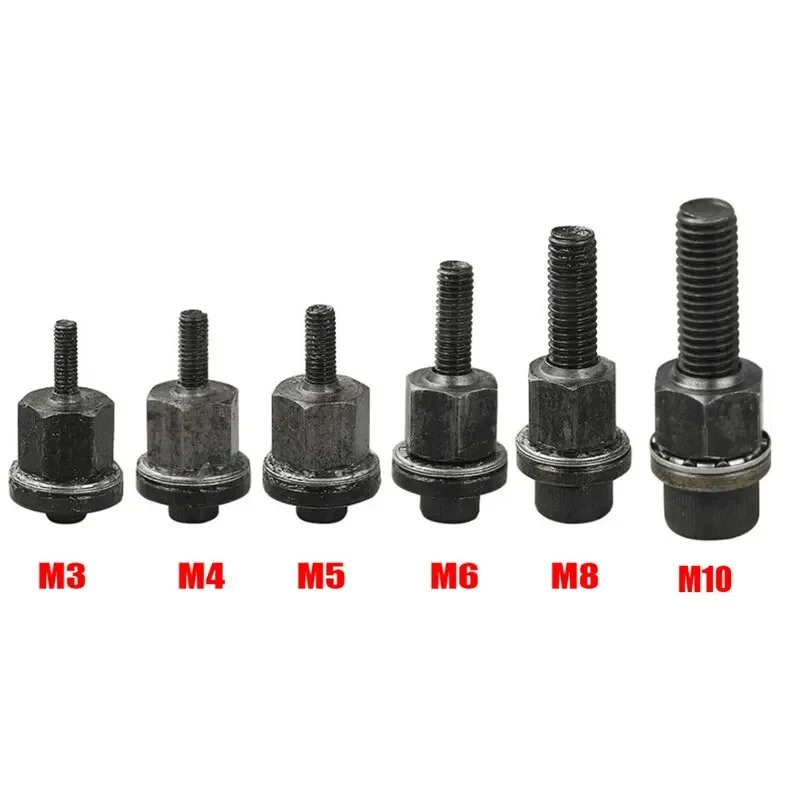 

Hand Rivet Nut Gun Head Nuts M3 M4 M5 M6 M8 M10 36PCS/set Simple Installation Manual Riveter Rivnut Tool Accessory for Nuts