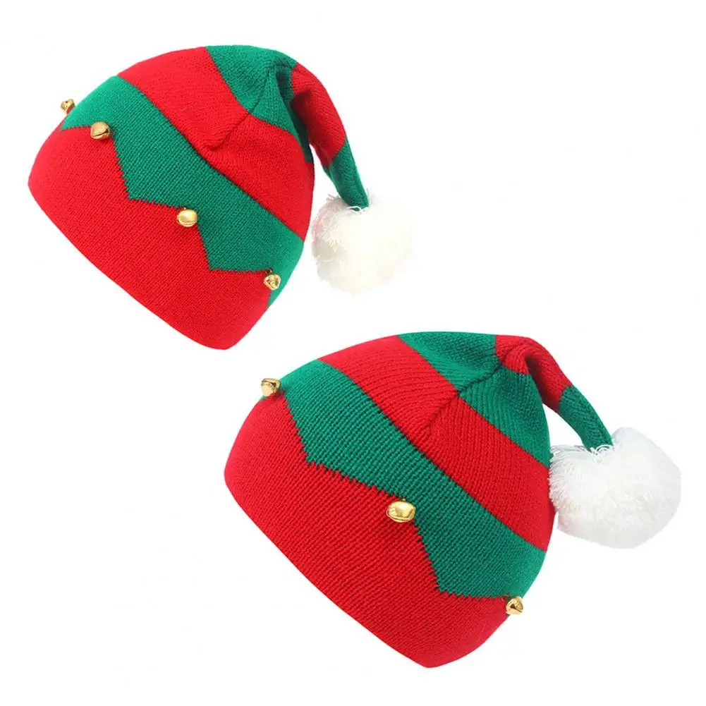 Winter Santa Hat Knitted Christmas Hats Red Green Plush Ball Bells Decor Knitted Woolen Hat Parent-child Christmas Beanie Hat
Winter Santa Hat Knitted Christmas Hats Red Green Plush Ball Bells Decor Knitted Woolen Hat Parent-child Christmas Beanie Hat