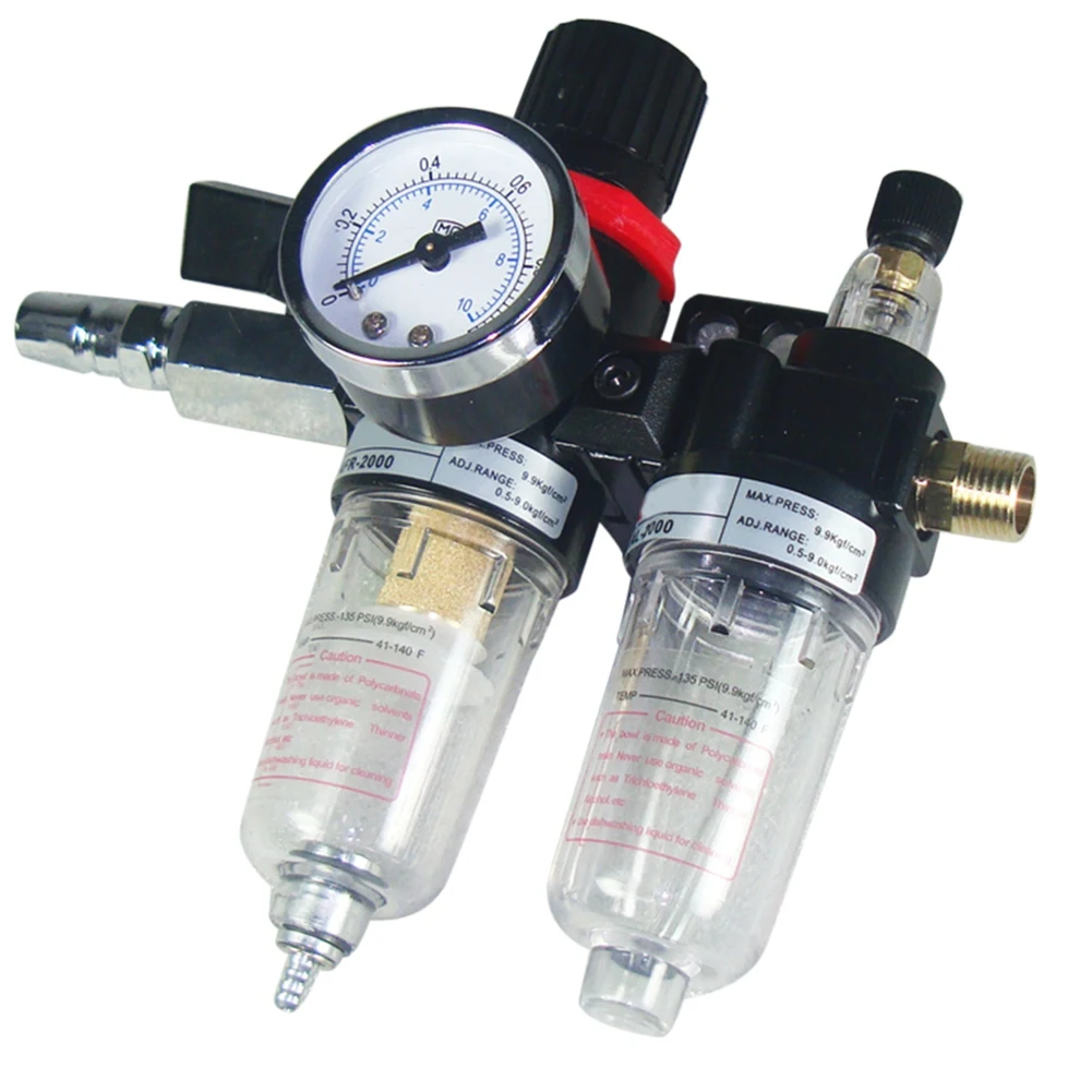 

Масляный водяной сепаратор 1/4 дюйма AFC2000 фильтры очистки источника воздуха компрессор фильтр Регулятор Воздушный фильтр инструмент