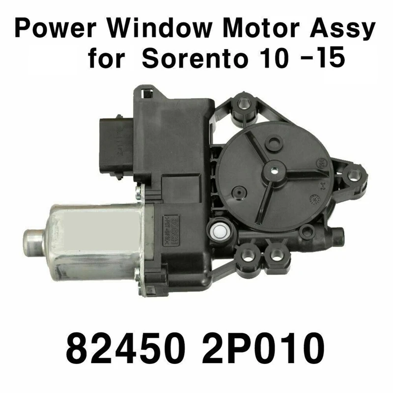 

1 Piece Left Front Power Window Motor Assy 82450-2P010 82450-1U010 Black For KIA Sorento 2010-2013