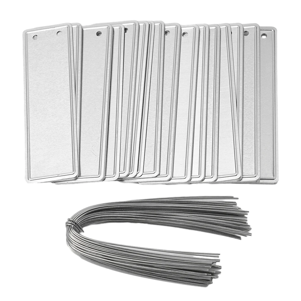Tags Plant Labels 50 Set 82*25*0.5MM Double-Sided Write Garden Indoor & Outdoor UV Resistant Waterproof With Hole Druable
Tags Plant Labels 50 Set 82*25*0.5MM Double-Sided Write Garden Indoor & Outdoor UV Resistant Waterproof With Hole Druable