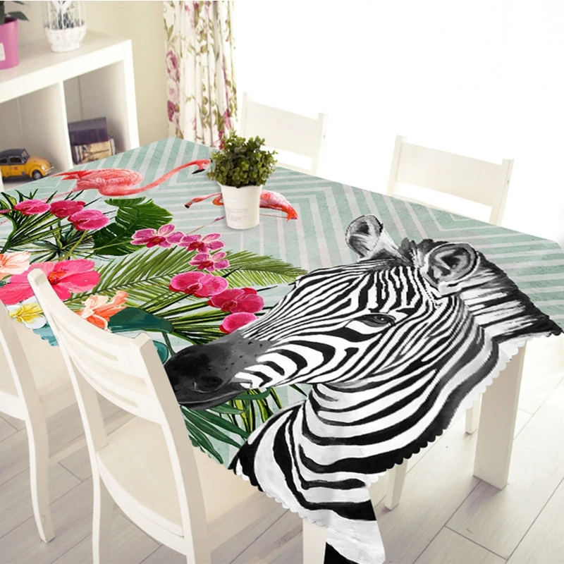 3D Flamingo and Green Jungle Pattern Tablecloth Dustproof Washable Cloth Rectangular Table Cloth Wedding Decor Nappe De Table
3D Flamingo and Green Jungle Pattern Tablecloth Dustproof Washable Cloth Rectangular Table Cloth Wedding Decor Nappe De Table