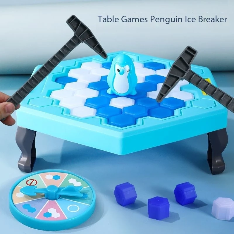 

Игрушка-Пингвин для разбивания льда, игрушка-конструктор для детей, пазл для обучения родителям и детям логике