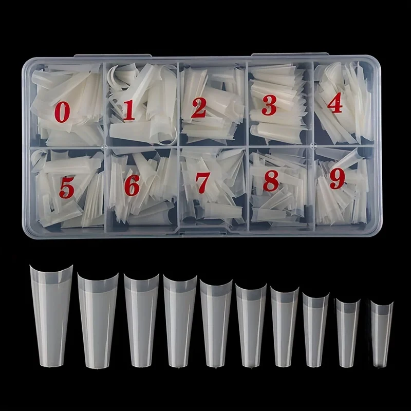 500Pcs French Coffin Dancer Nail Tips Acrylic Nail Artificial Half False Flakes Nail Tips, 10 Sizes with Clear Plastic Box for Na 13 Mallzona Sa6c590deb76242eebf9e94053306e511p 500Pcs French Coffin Dancer Nail Tips Acrylic Nail Artificial Half False Flakes Nail Tips, 10 Sizes with Clear Plastic Box for Na Mallzona