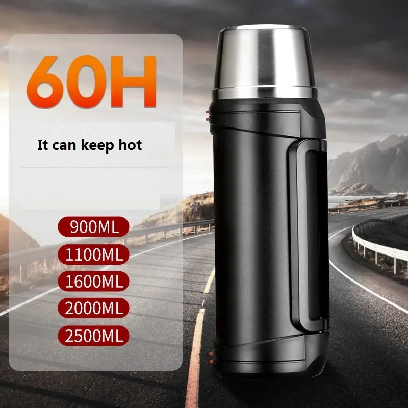 316 Stainless Steel Big Capacity Thermos Bottle 0.9L/2L Outdoor Travel Coffee Mugs Thermal Vaccum Water Bottle Thermal Mug
316 Stainless Steel Big Capacity Thermos Bottle 0.9L/2L Outdoor Travel Coffee Mugs Thermal Vaccum Water Bottle Thermal Mug