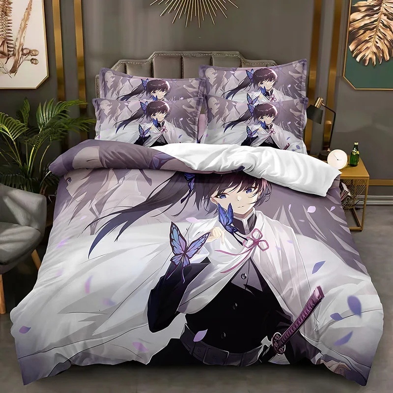 Cartoon Japanese Comic Series Ghost Blade Three-piece Set Duvet Cover Sanding Kit Warm Package A Good Night's Sleep
Cartoon Japanese Comic Series Ghost Blade Three-piece Set Duvet Cover Sanding Kit Warm Package A Good Night's Sleep