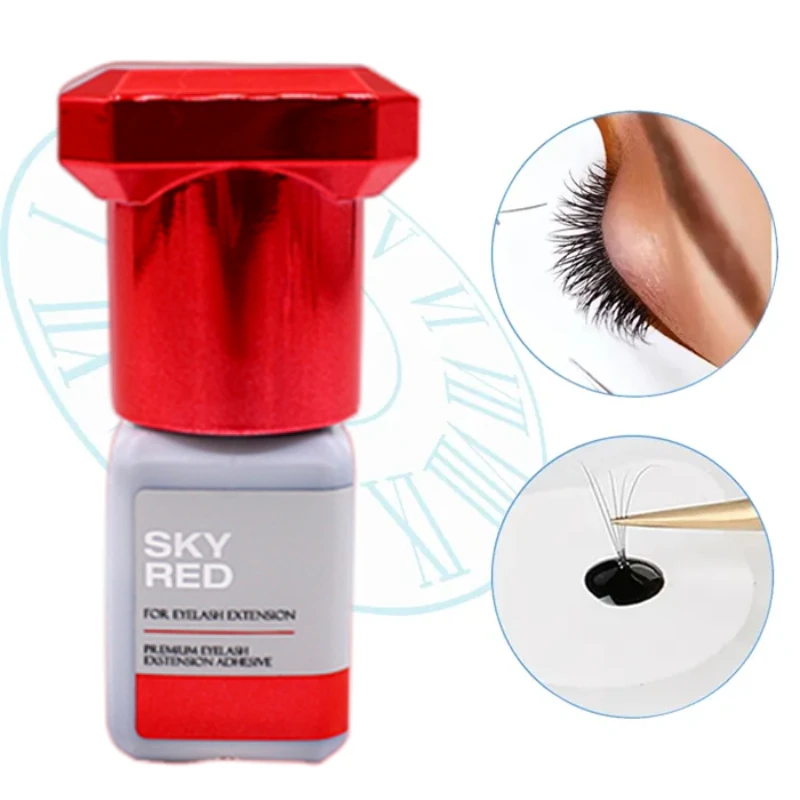 2Pcs Professional Sky Glue Red Korea Original Eyelash Extensions Adhesive 5ml Fast Drying Retention 6-7 Weeks Grafting Lash Glue
2Pcs Professional Sky Glue Red Korea Original Eyelash Extensions Adhesive 5ml Fast Drying Retention 6-7 Weeks Grafting Lash Glue