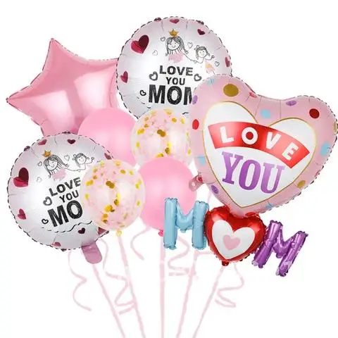 Mother's Day Happy Helium Balloons Set Foil Love Balloon Mothers Day Mom Birthday Party Decorations Gifts Helium Globals Decor
Mother's Day Happy Helium Balloons Set Foil Love Balloon Mothers Day Mom Birthday Party Decorations Gifts Helium Globals Decor