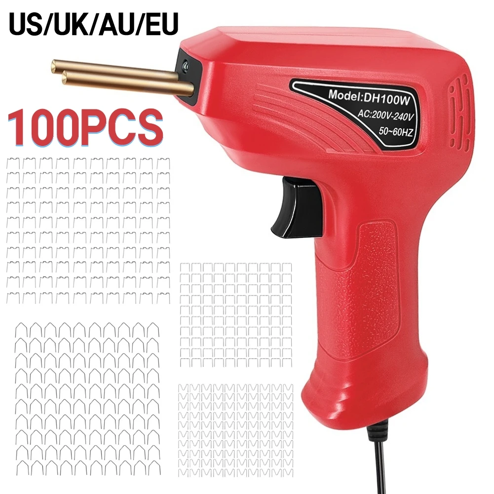 100PCS Plastic Welder Staples Carbon Steel Bumper Repair Welding Wire Silver Fo Car Bumpers/Dashboards/Lamp Holders Repair Kit
100PCS Plastic Welder Staples Carbon Steel Bumper Repair Welding Wire Silver Fo Car Bumpers/Dashboards/Lamp Holders Repair Kit