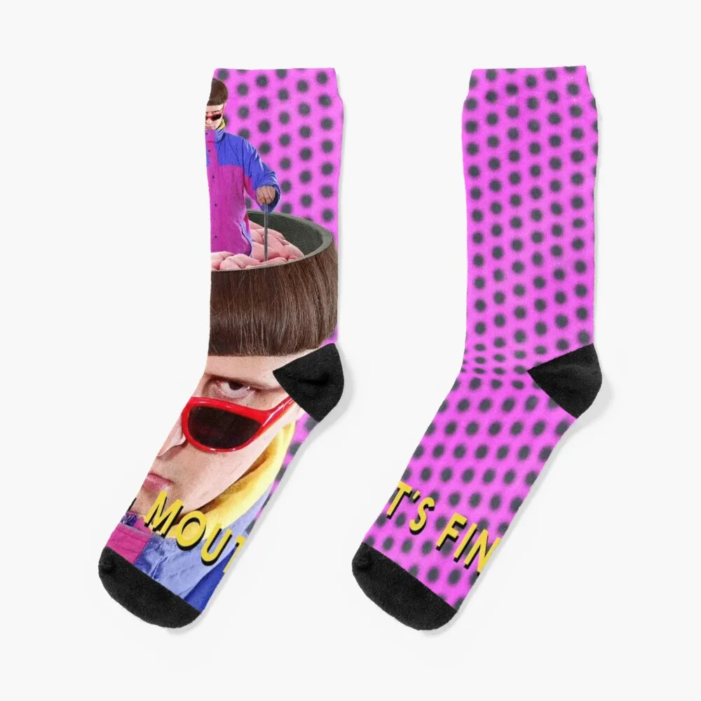 

Oliver Tree Introspective poster design Socks winter thermal golf Girl'S Socks Men's