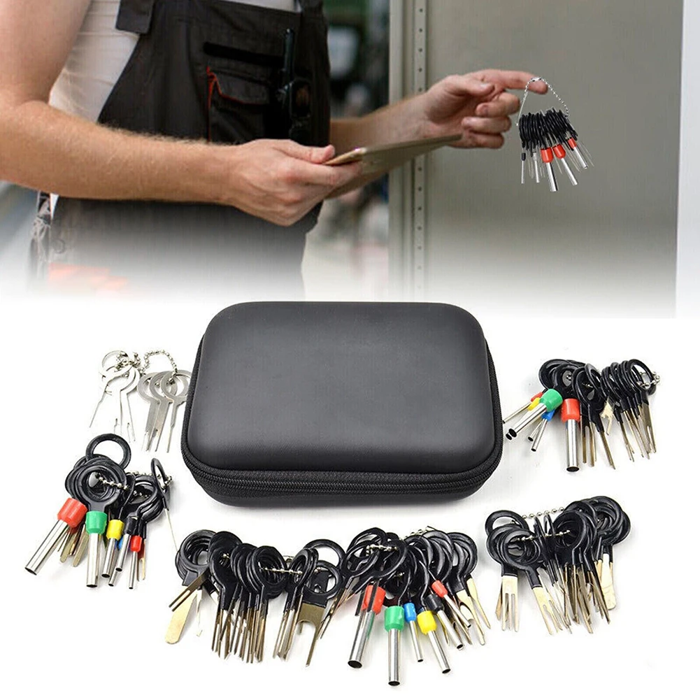 100PCS Automotive Terminal Removal Kit Connector Crimp Pin Removal Ejector Wire Kit Extractor Puller Tool For Mechanician
100PCS Automotive Terminal Removal Kit Connector Crimp Pin Removal Ejector Wire Kit Extractor Puller Tool For Mechanician
