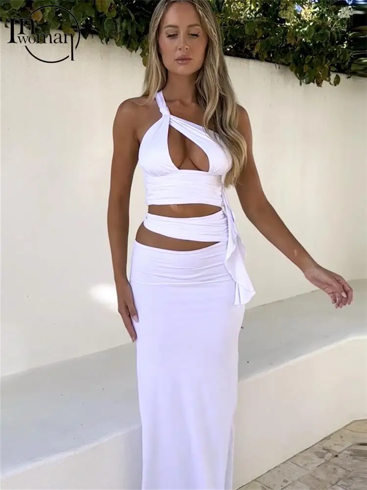 Inwoman White Sexy One Shoulder Maxi Dress Party Club Outfits For Women 2023 Fall Hollow Out Bodycon Long Dress Strapless Dress
Inwoman White Sexy One Shoulder Maxi Dress Party Club Outfits For Women 2023 Fall Hollow Out Bodycon Long Dress Strapless Dress