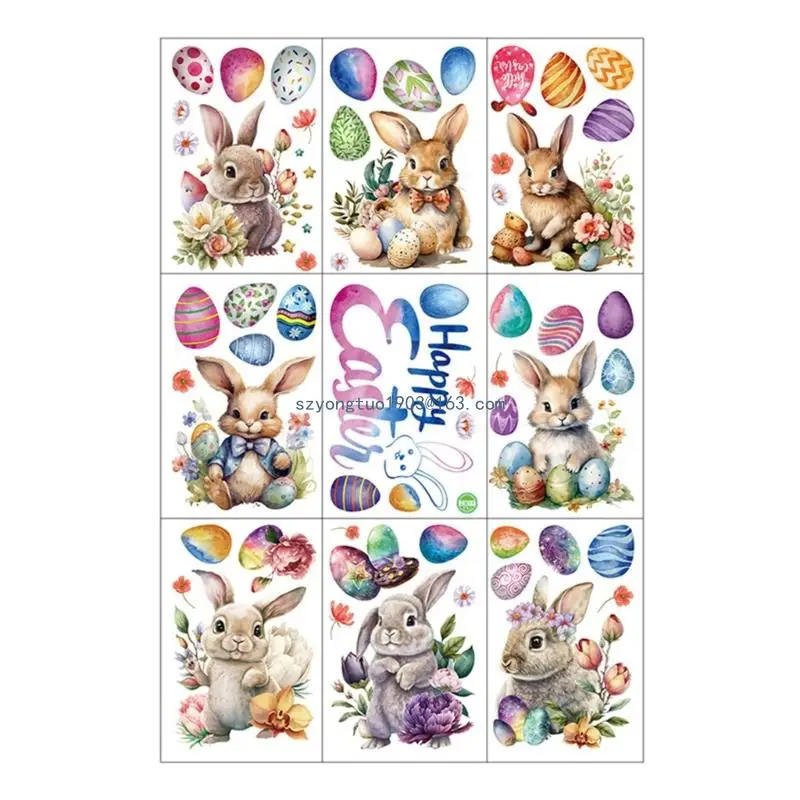 Отпразднуйте Пасху, наклейки на окно, милые пасхальные яйца с кроликом для офиса, магазина
Отпразднуйте Пасху, наклейки на окно, милые пасхальные яйца с кроликом для офиса, магазина