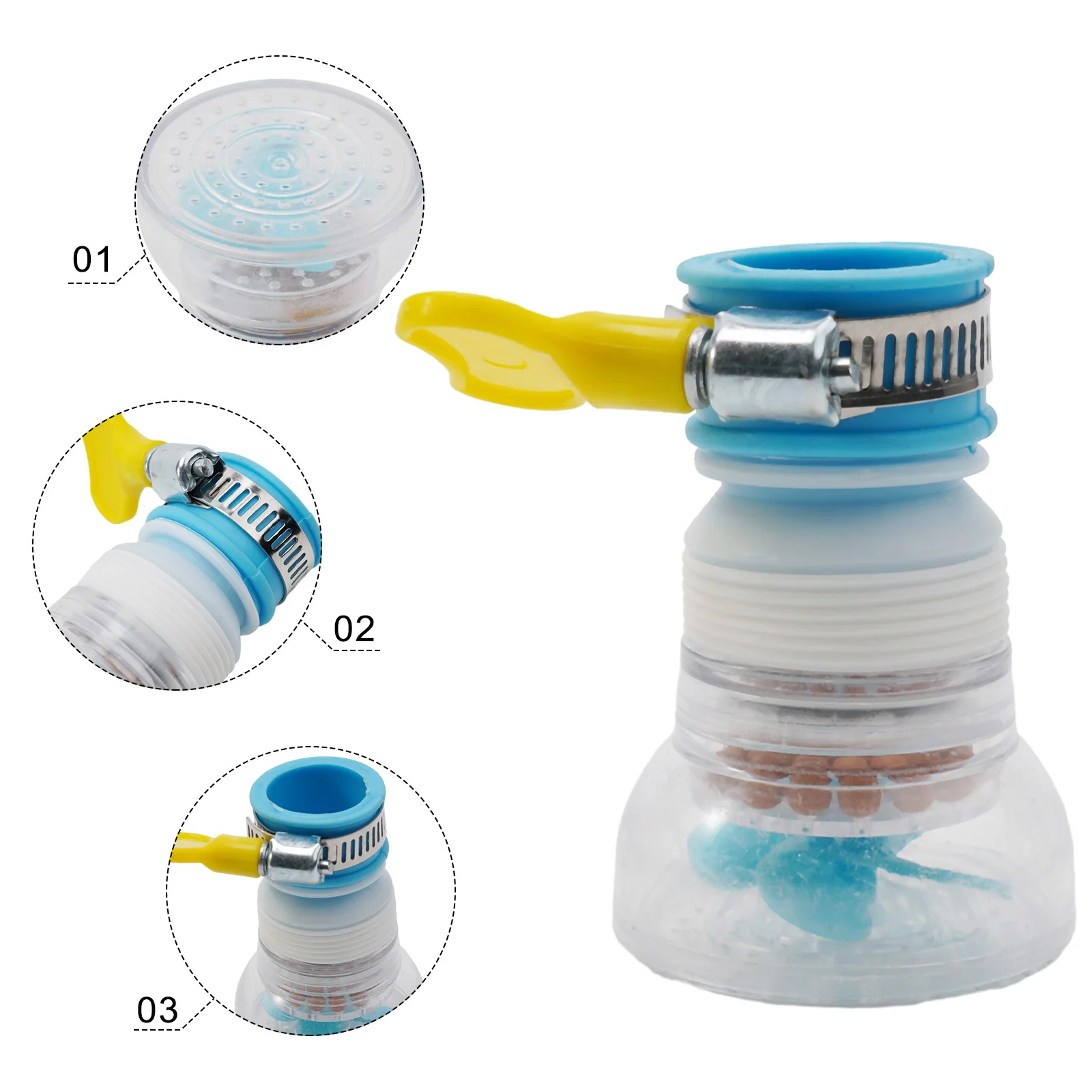 1pcs Polypropylene Water Filter Faucet Bathroom Filter For Sink Bathroom Faucet Extender Kitchen 3.2"H X 1.75"W X 0.7"L
1pcs Polypropylene Water Filter Faucet Bathroom Filter For Sink Bathroom Faucet Extender Kitchen 3.2"H X 1.75"W X 0.7"L