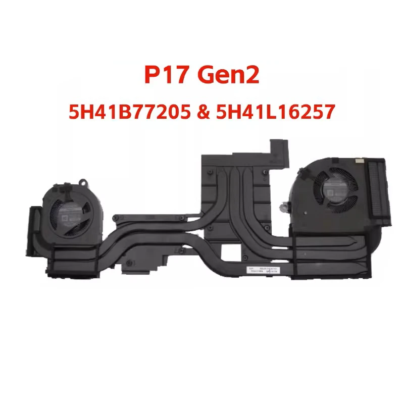 NEW Original LAPTOP CPU GPU Cooling Fan With Heatsink For Lenovo ThinkPad P17 Gen1/2 5H40X89385 5H40X89386 5H41B77205 5H41L1625 NEW Original LAPTOP CPU GPU Cooling Fan With Heatsink For Lenovo ThinkPad P17 Gen1/2 5H40X89385 5H40X89386 5H41B77205 5H41L1625