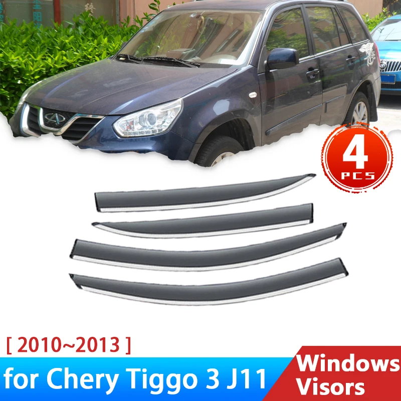 4x Windscreens for Chery Tiggo 3 J11 2010~2013 EVO5 2011 Accessories Deflectors Awing Trim Car Window Visors Rain Eyebrow Guards
4x Windscreens for Chery Tiggo 3 J11 2010~2013 EVO5 2011 Accessories Deflectors Awing Trim Car Window Visors Rain Eyebrow Guards