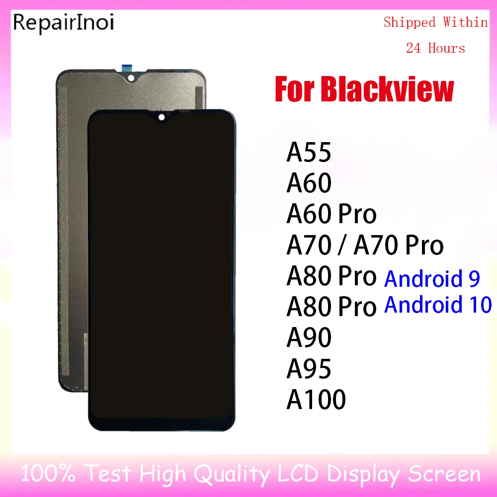 

LCD Display For Blackview A55 A90 A95 A100 A60 A70 Pro A80 Pro android 9 android 10 LCD Display Touch Screen Digitizer Assembly