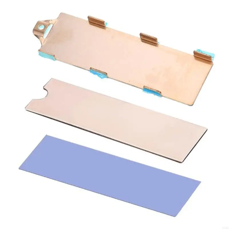 2025 New Durable M.2 NVMe Heatsink Copper 2280 SSD Heatsink with Silicone Thermal Pad Fine Workmanship Cooling Coolers Plate 2025 New Durable M.2 NVMe Heatsink Copper 2280 SSD Heatsink with Silicone Thermal Pad Fine Workmanship Cooling Coolers Plate