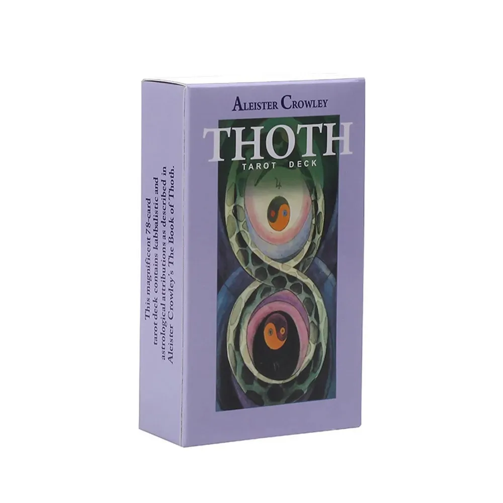 Thoth Tarot Deck 78 Cards Egyptian Myth Divination Aleister Crowley Thoth Tarot Pocket Guidebook Deck Games Palying Cards
Thoth Tarot Deck 78 Cards Egyptian Myth Divination Aleister Crowley Thoth Tarot Pocket Guidebook Deck Games Palying Cards