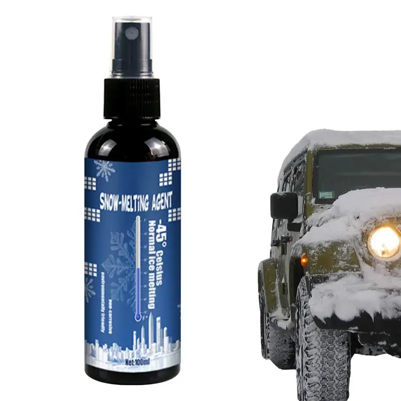 Windshield Defroster Spray Quick Snow Melter Simple Spray Deicer Winter Supplies 100ml Effective For Mirrors Handles To Enhance
Windshield Defroster Spray Quick Snow Melter Simple Spray Deicer Winter Supplies 100ml Effective For Mirrors Handles To Enhance