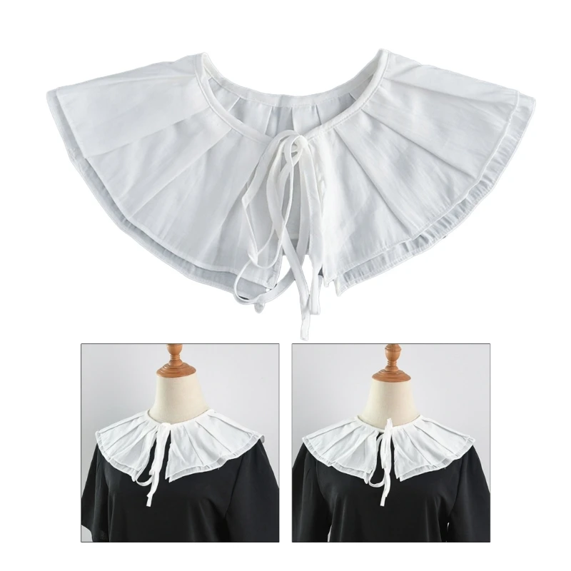 Elegant Shirt Collar Decorative Shawl Wrap Blouse Collar Women Girl Accessories
Elegant Shirt Collar Decorative Shawl Wrap Blouse Collar Women Girl Accessories