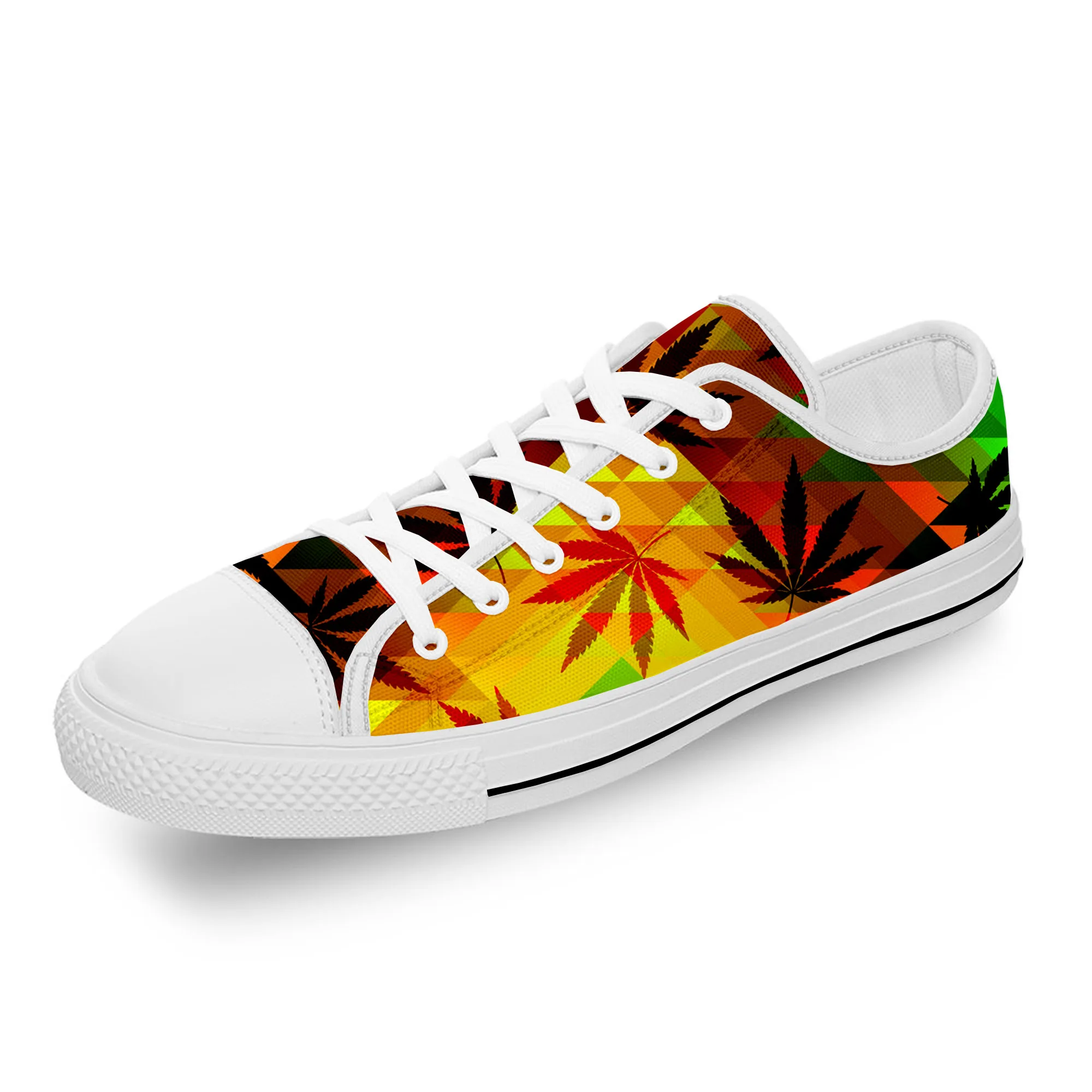 Кроссовки Reggae Rasta с рисунком листьев, модные холщовые кроссовки с 3D принтом, легкие дышащие кроссовки для мужчин и женщин
Кроссовки Reggae Rasta с рисунком листьев, модные холщовые кроссовки с 3D принтом, легкие дышащие кроссовки для мужчин и женщин