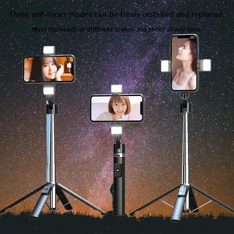 New Live Streaming Camera Reinforced Mobile Phone Selfie Pole Dual Fill Light Mobile Phone Bracket Bluetooth Selfie Pole
New Live Streaming Camera Reinforced Mobile Phone Selfie Pole Dual Fill Light Mobile Phone Bracket Bluetooth Selfie Pole
