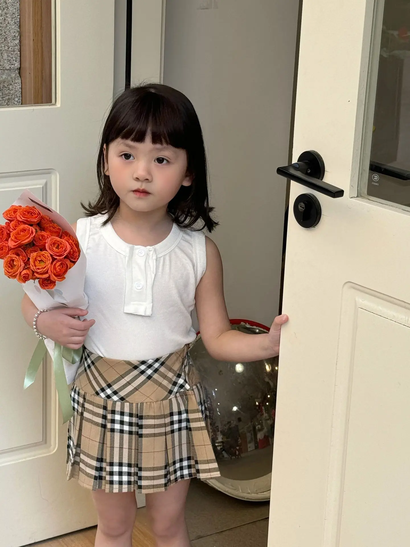 2025 Summer New Children Sleeveless T Shirts Girls Solid Casual Vest Thin Cotton Baby Girl Striped Sling Tops Kids Clothes 11 Sa6e29e59ec3648bb959b3fdad7c4c3deK