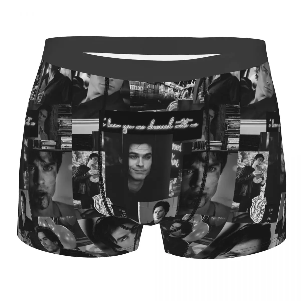 Funny Boxer Shorts Panties Briefs Man Damon Salvatore The Vampire Diaries Underwear Breathable Underpants for Male S-XXL
Funny Boxer Shorts Panties Briefs Man Damon Salvatore The Vampire Diaries Underwear Breathable Underpants for Male S-XXL