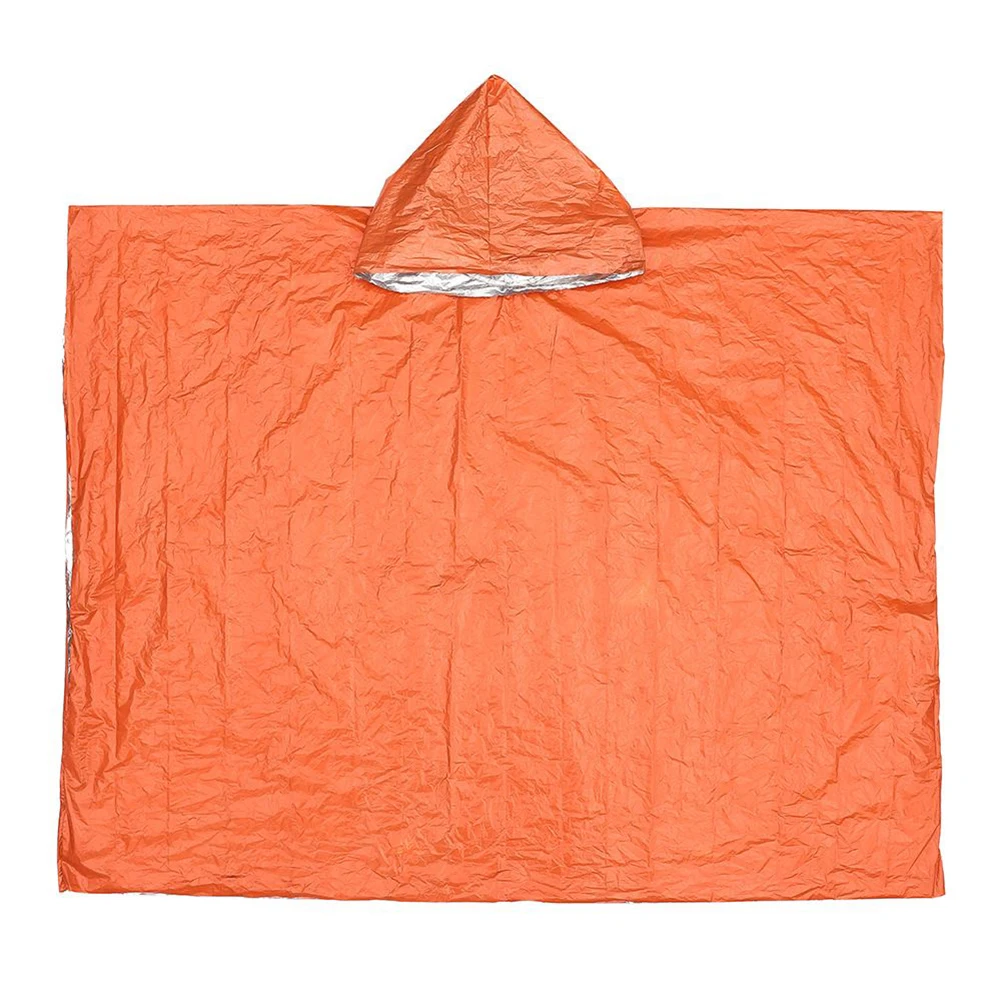 Rainwear Raincoat 130x100cm Cold Cycling Double Sided Exploration For Camping Insulation Poncho Orange & Silve
Rainwear Raincoat 130x100cm Cold Cycling Double Sided Exploration For Camping Insulation Poncho Orange & Silve