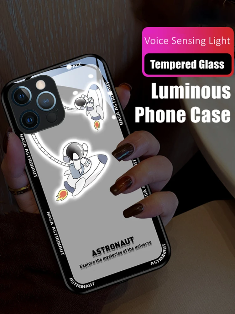 Swing Astronaut LED Light Glow Luminous Tempered Glass Phone Case for Xiaomi 11 12 13 Mix 2 3 4 Max 2 3 Redmi K60 Pro Lite Ultra
Swing Astronaut LED Light Glow Luminous Tempered Glass Phone Case for Xiaomi 11 12 13 Mix 2 3 4 Max 2 3 Redmi K60 Pro Lite Ultra