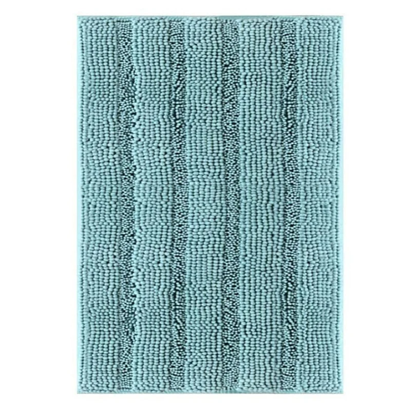 Chenille Striped Bathroom Carpet Anti-Slip-Soft Plush Bathroom Mat Is Suitable For Bathroom Floor
Chenille Striped Bathroom Carpet Anti-Slip-Soft Plush Bathroom Mat Is Suitable For Bathroom Floor
