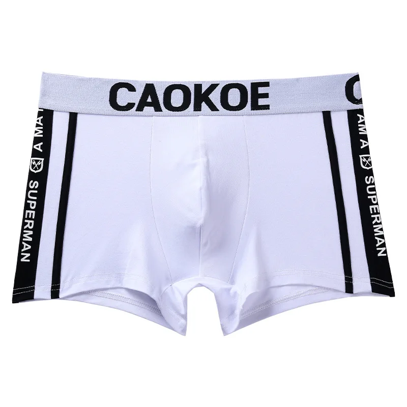 

1pc Men Underwear Male Boxer Solid Panties Shorts Men's 95% Cotton Underpants Breathable Intimate Man Boxers Size M-2XL