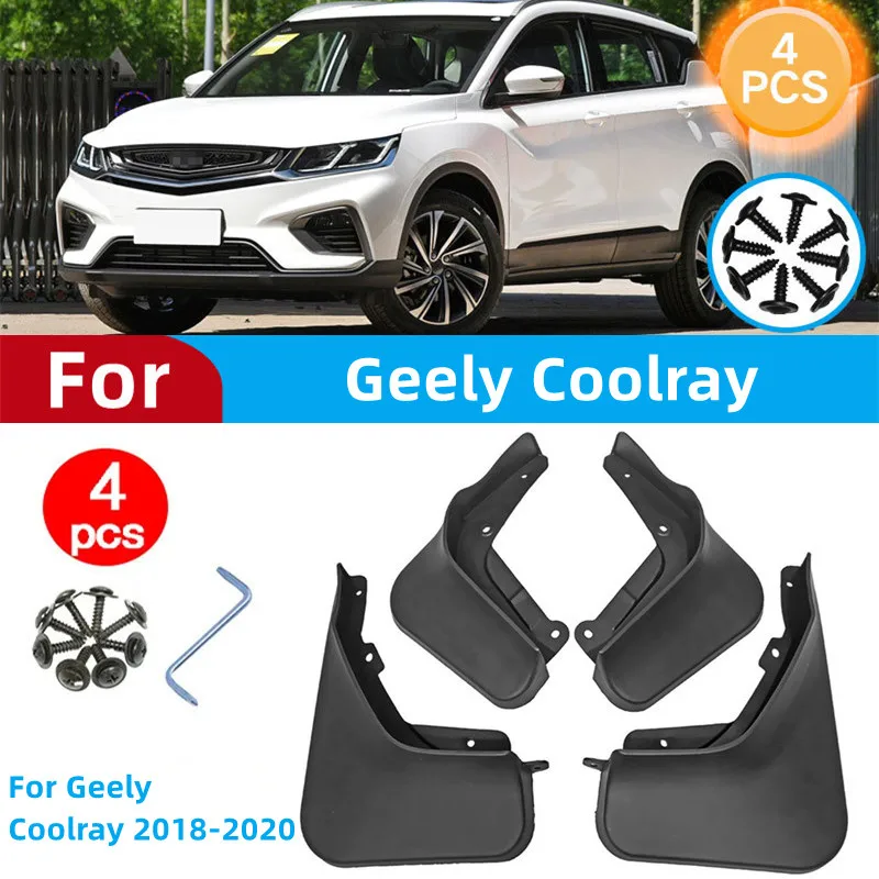 

Брызговики для Geely Coolray 2018 2019 2020 от грязи, брызговики, передние и задние брызговики, защитные Брызговики, автомобильные аксессуары
