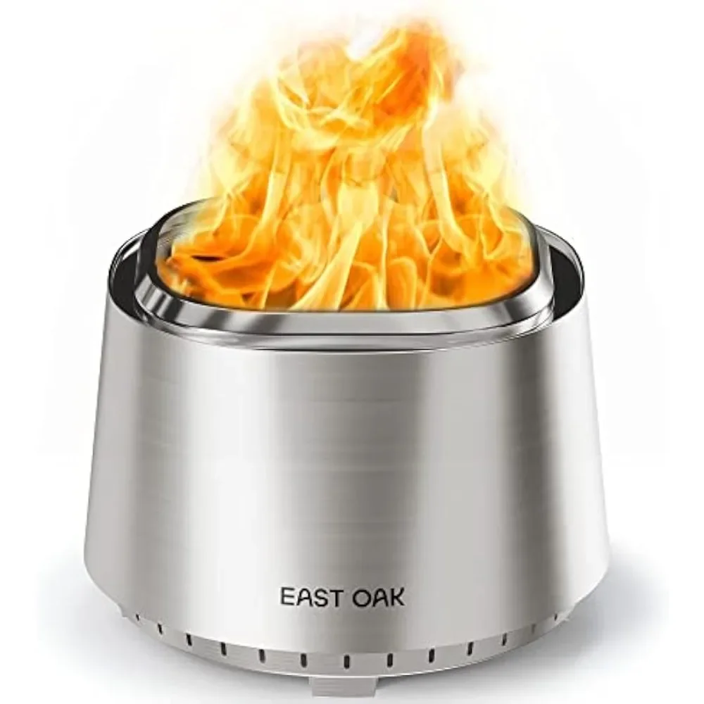Fire Pit Smokeless 21'' Firepits for Outside Patio, 304 Stainless Steel Wood Burning Fireplaces, Portable Outdoor Bonfire Pit
Fire Pit Smokeless 21'' Firepits for Outside Patio, 304 Stainless Steel Wood Burning Fireplaces, Portable Outdoor Bonfire Pit