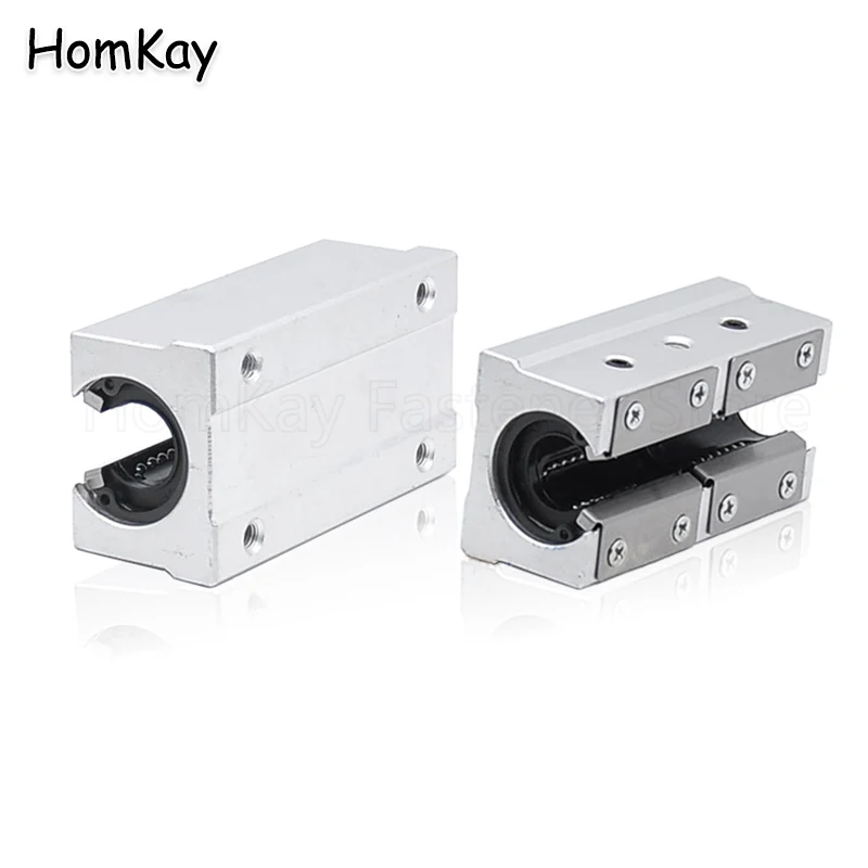 SBR Linear Bearing Slider for CNC 3D Printer Part Open Type Linear Shaft Motion Ball Block Bushing SBR12LUU - SBR40LUU
SBR Linear Bearing Slider for CNC 3D Printer Part Open Type Linear Shaft Motion Ball Block Bushing SBR12LUU - SBR40LUU