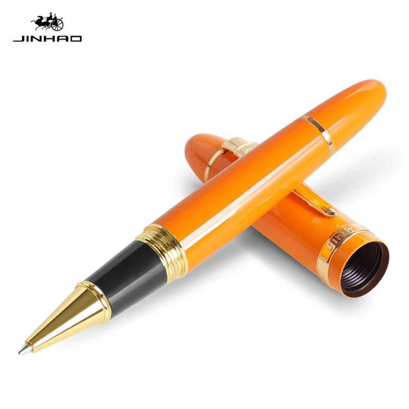 JINHAO 159 Roller Ball Pen Orange Champagne Gold Multicolor Silver Clip Material Canetas School Supplies Stationery 15*1.8cm
JINHAO 159 Roller Ball Pen Orange Champagne Gold Multicolor Silver Clip Material Canetas School Supplies Stationery 15*1.8cm