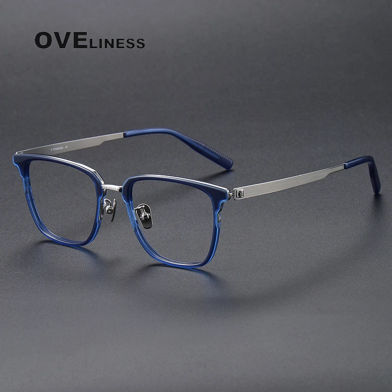 

Korea Pure Titanium Eyeglasses Frame Men 2024 New Prescription Myopia Optical Glasses Frame Women Vintage Luxury Brand Eyewear