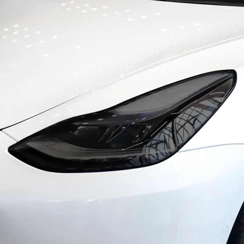 

Accessories Car Headlight Protective Film Headlamp Tint Taillight Transparent Smoked Black TPU Sticker For Tesla Model Y 2023