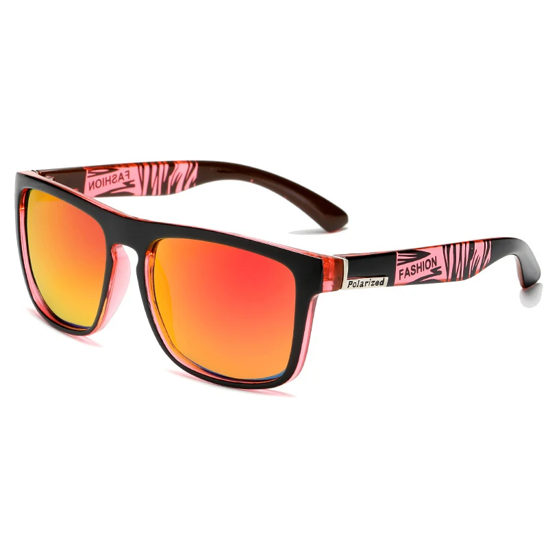 

Новинка 2022, классические поляризационные солнцезащитные очки для мужчин, мужские дизайнерские зеркальные очки квадратной формы с поляризацией, UV400