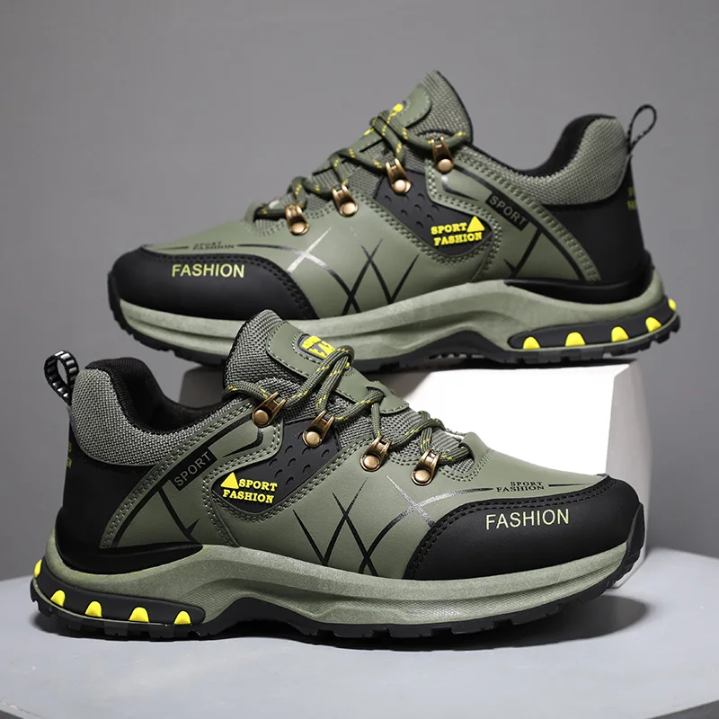 Men Anti-slippery Outdoor Hiking Mountain Shoes Army Green Boys Comfortable Hill Walking Shoes Trekking Cross-country Sneakers
Men Anti-slippery Outdoor Hiking Mountain Shoes Army Green Boys Comfortable Hill Walking Shoes Trekking Cross-country Sneakers