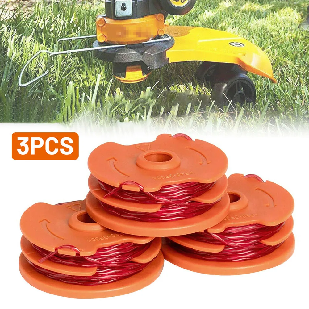 3pcs Trimmer Spool & Line For McGregor MET6032 MET4530 MET3525 For Worx WG119E Strimmers Garden Tools Parts Set
3pcs Trimmer Spool & Line For McGregor MET6032 MET4530 MET3525 For Worx WG119E Strimmers Garden Tools Parts Set